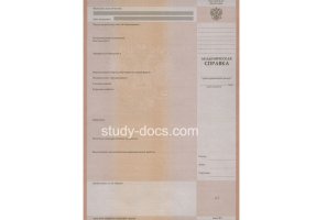 Академическая справка в Росто́ве-на-Дону́