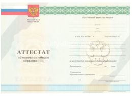 Аттестат за 9 класс 2011-2012 в Росто́ве-на-Дону́