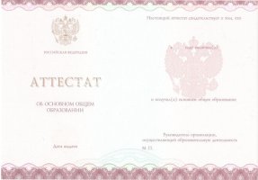 Аттестат за 9 класс 2013-2019 в Росто́ве-на-Дону́