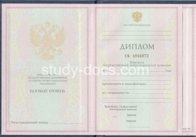 Диплом колледжа 1997-2002 в Росто́ве-на-Дону́