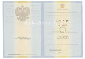 Диплом специалиста 2010-2011 в Росто́ве-на-Дону́