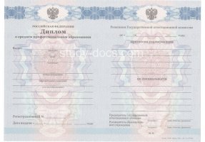 Диплом техникума 2011-2013 в Росто́ве-на-Дону́