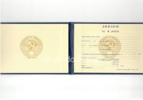 Диплом техникума ссср старого образца в Росто́ве-на-Дону́